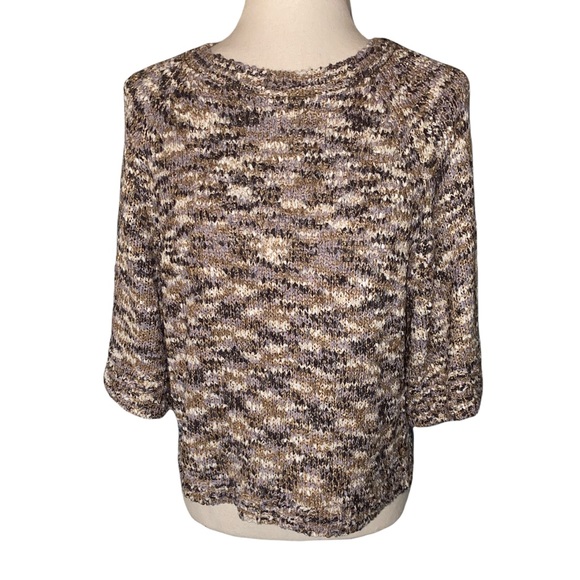 Lilla P Silky Sequin Accent Oversized Sweater - XS - Picture 3 of 15